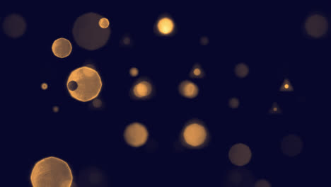 Bokeh-Leuchtende-Bunte-Partikel.-Schimmernde,-Glitzernde-Partikel-Loop-Animation-Mit-Blauem-Hintergrund